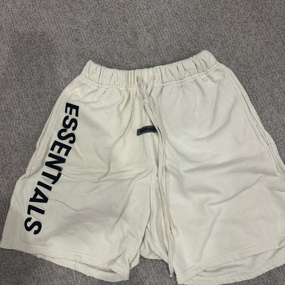 Essentials Men's Off-White Athletic Shorts